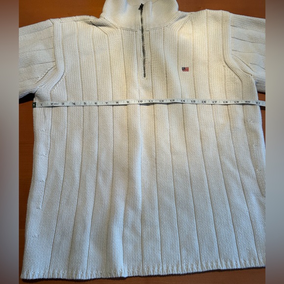 Men’s Polo Jeans Co 1/4 Zip Pullover Cotton Sweater - Picture 4 of 8